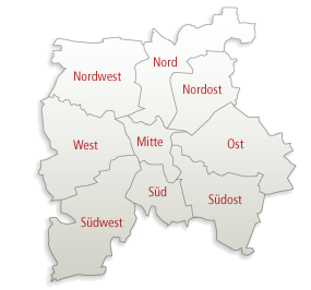 Leipzig Bezirke