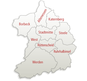 Essen Bezirke