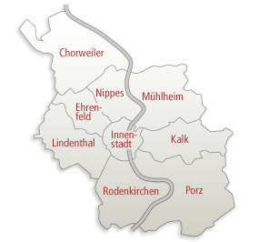 Köln Bezirke
