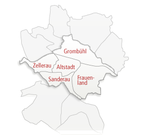 Würzburg Bezirke